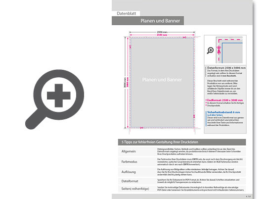 Product Bild hochwertige_blockout-plane_250_x_350_cm__4_4-farbig_bedruckt____sen_im_abstand_von_50_cm_oben_und_unten