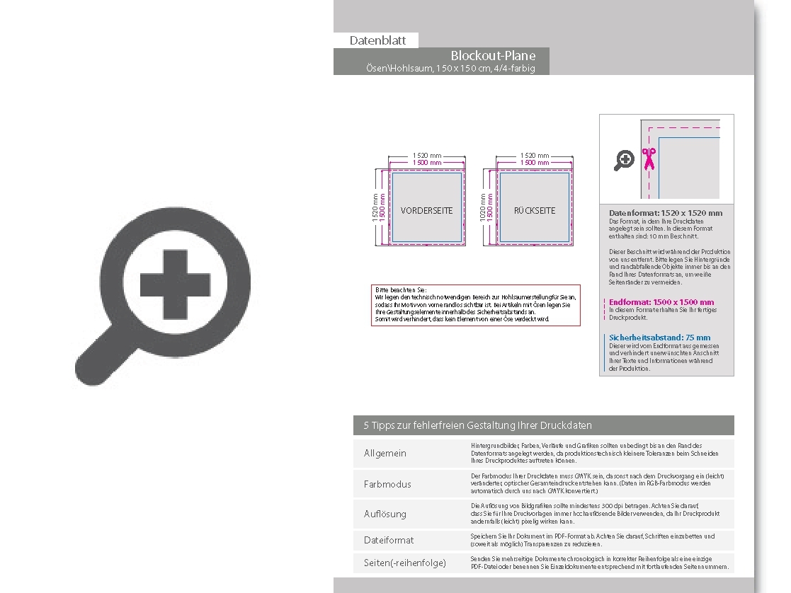 Product Bild hochwertige_blockout-plane_150_x_150_cm__4_4-farbig_bedruckt____sen_im_abstand_von_50_cm_links_und_rechts