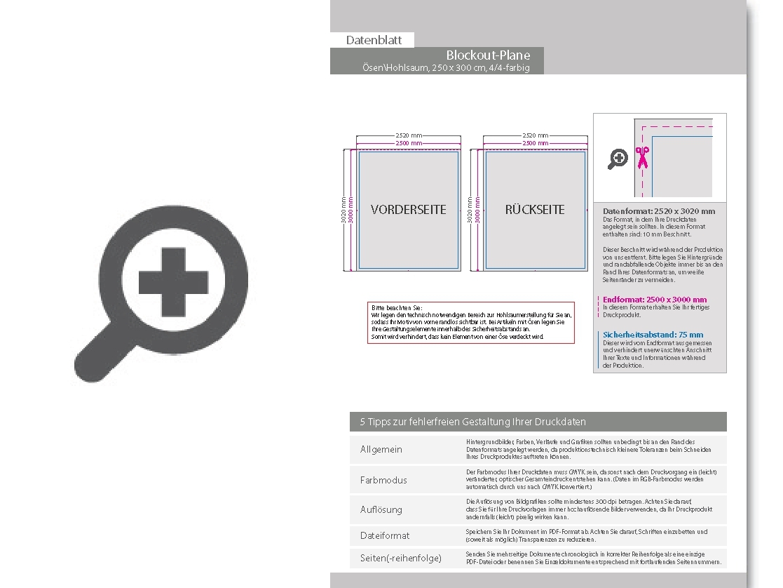 Product Bild hochwertige_blockout-plane_250_x_300_cm__4_4-farbig_bedruckt____sen_im_abstand_von_50_cm_oben_und_unten