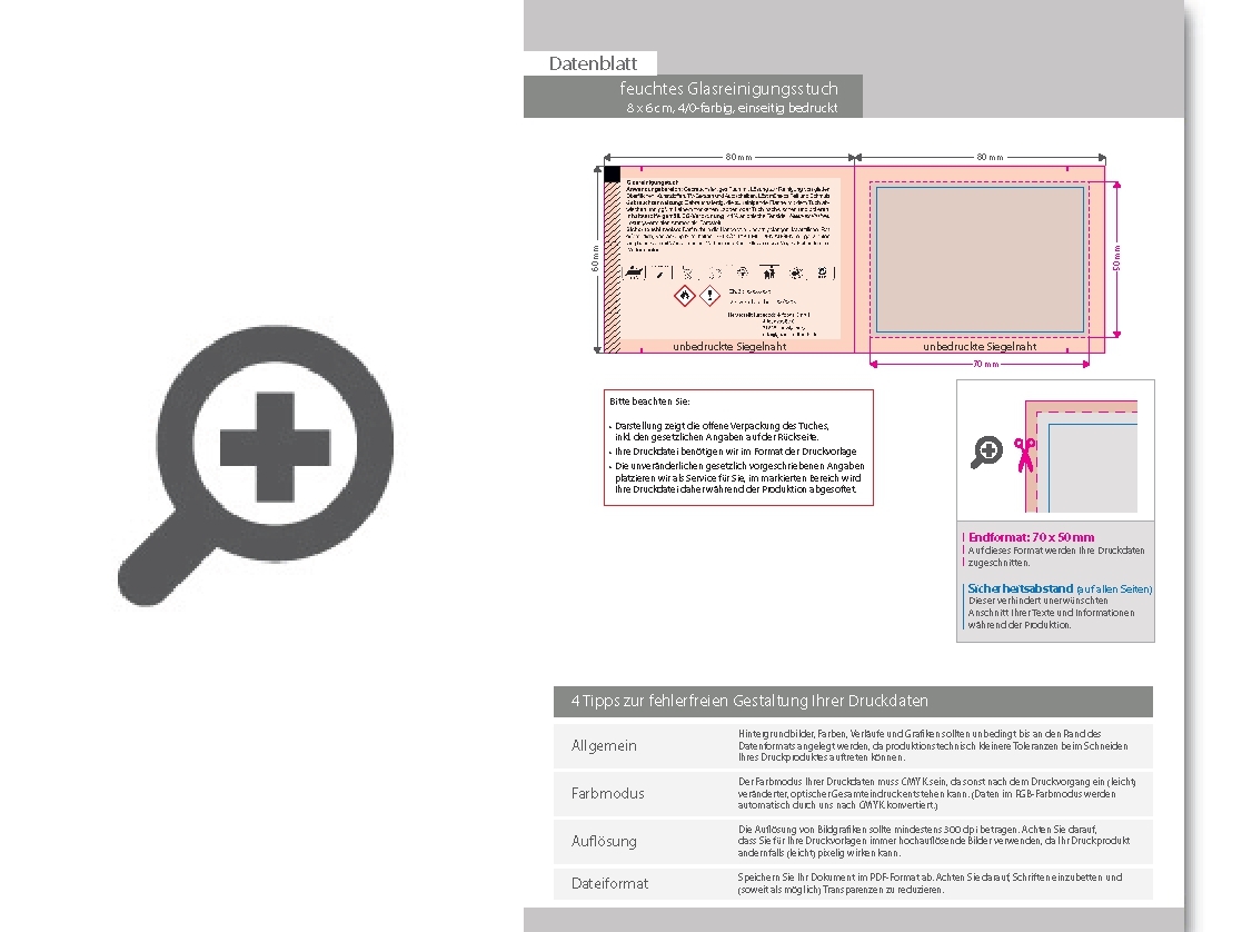 Product Bild feuchtes_glas-reinigungstuch__8_x_6_cm__4_0-farbig_einseitig_bedruckt