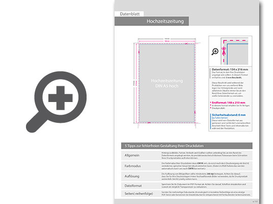 Product Bild hochzeitszeitung_mit_drahtheftung__endformat_din_a5__16-seitig