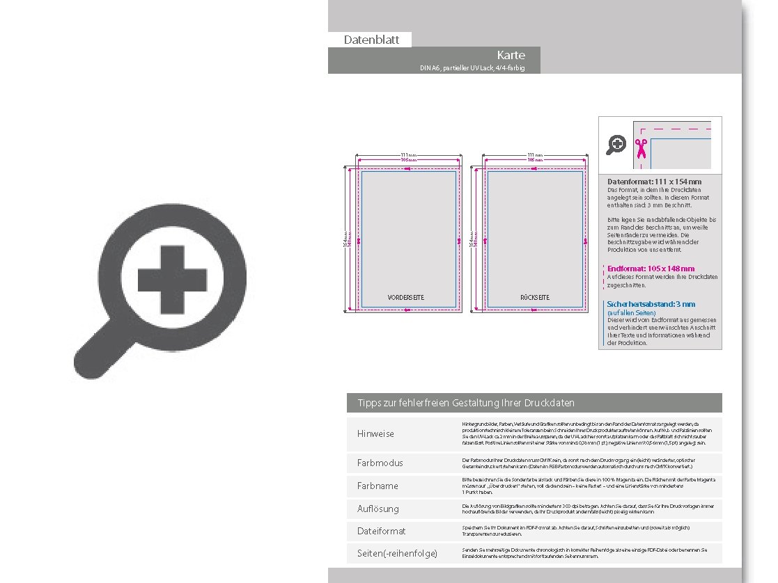 Product Bild trauerkarte_din_a6_4_4_farbig_mit_beidseitig_partieller_uv-lackierung