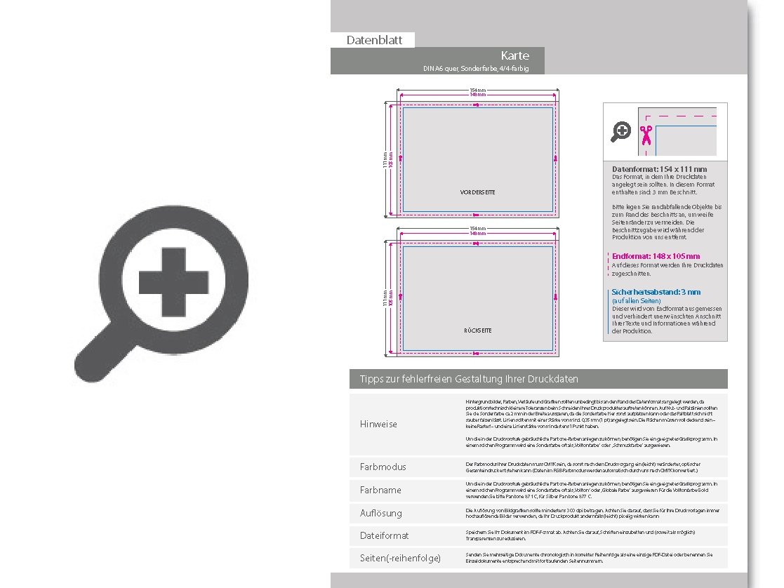 Product Bild einladungskarte_din_a6_quer_4_4_farbig_+_sonderfarbe_silber