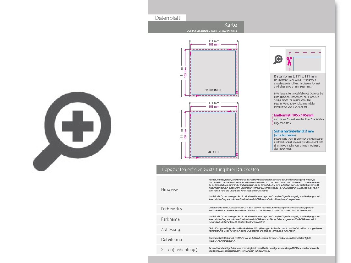 Product Bild hochzeitskarte_105_x_105_mm_4_4_farbig_+_sonderfarbe_silber