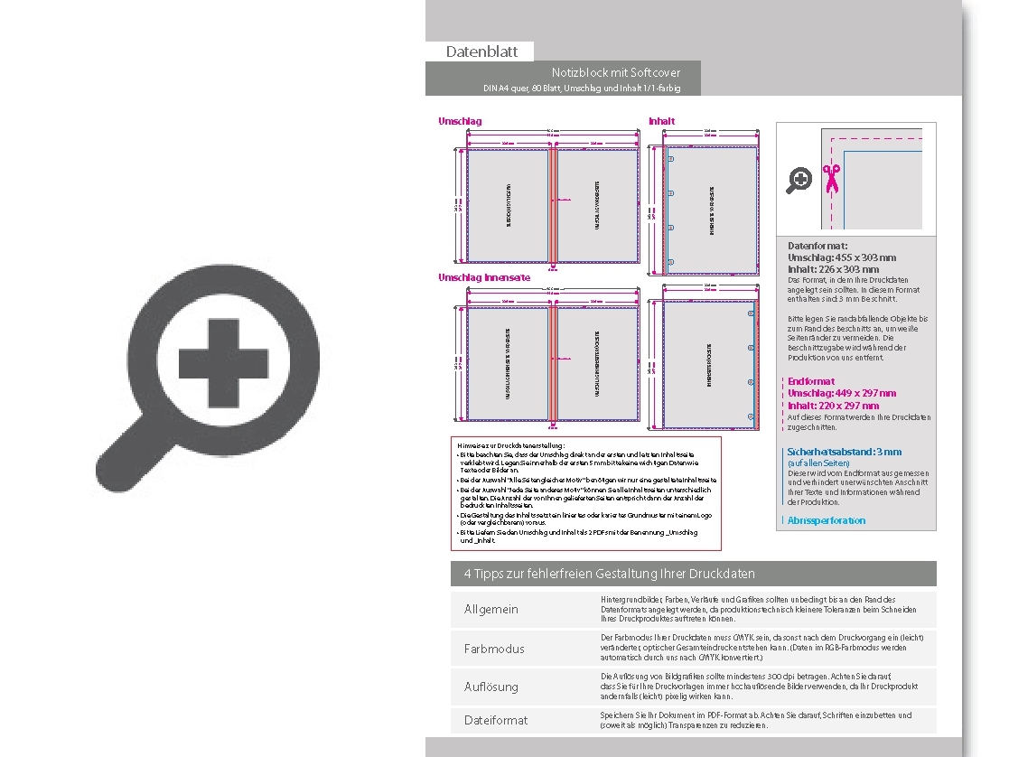 Product Bild block_mit_softcover__din_a4_quer__80_blatt__umschlag_und_inhalt_1_1-farbig_schwarz_beidseitig_bedruckt